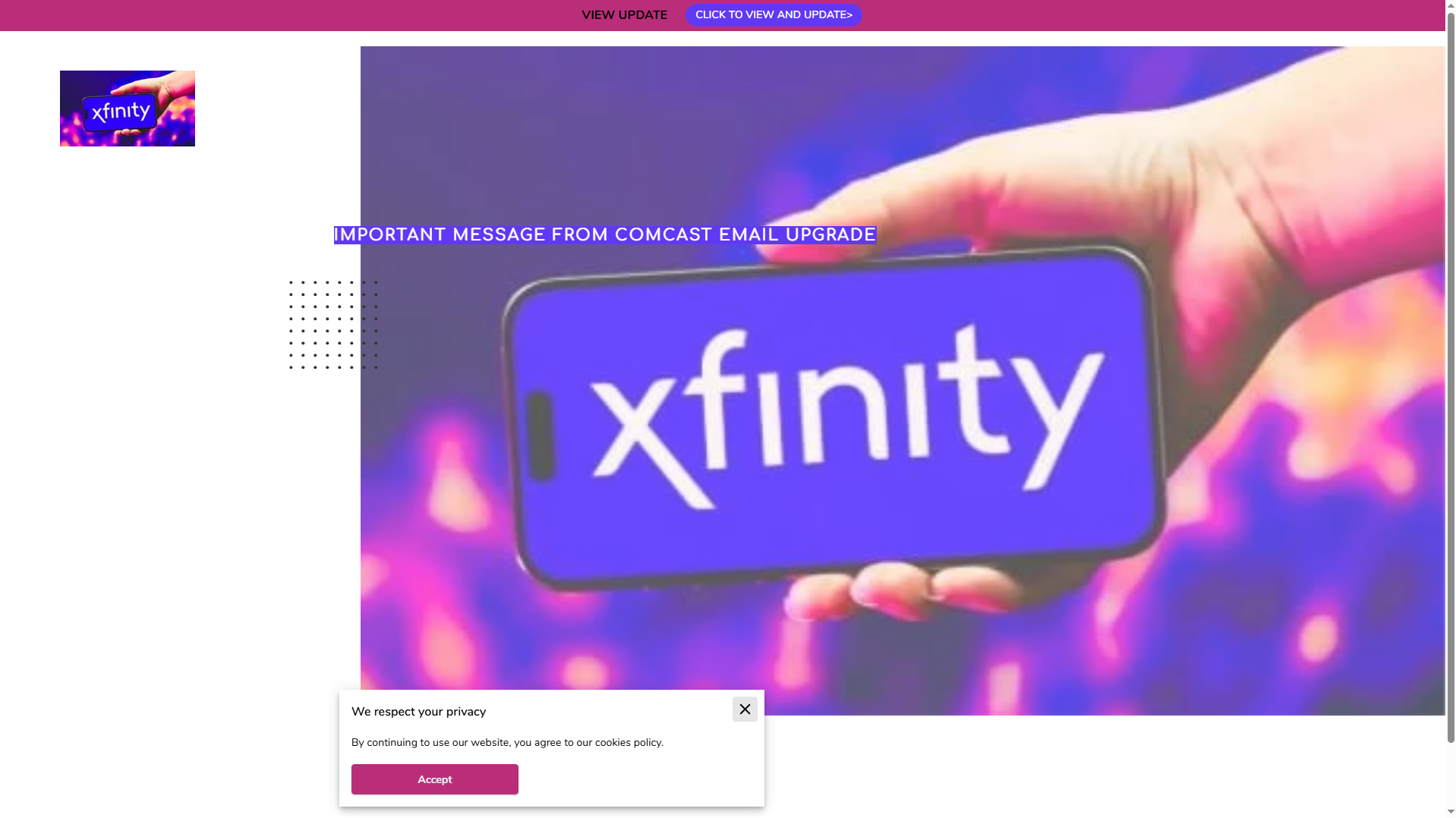 Stored capture of xfinitymailserver.us