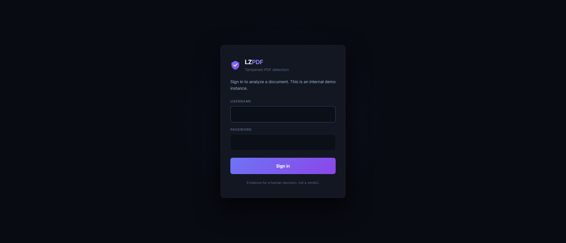 Stored capture of lzdocanalyzer.cloud
