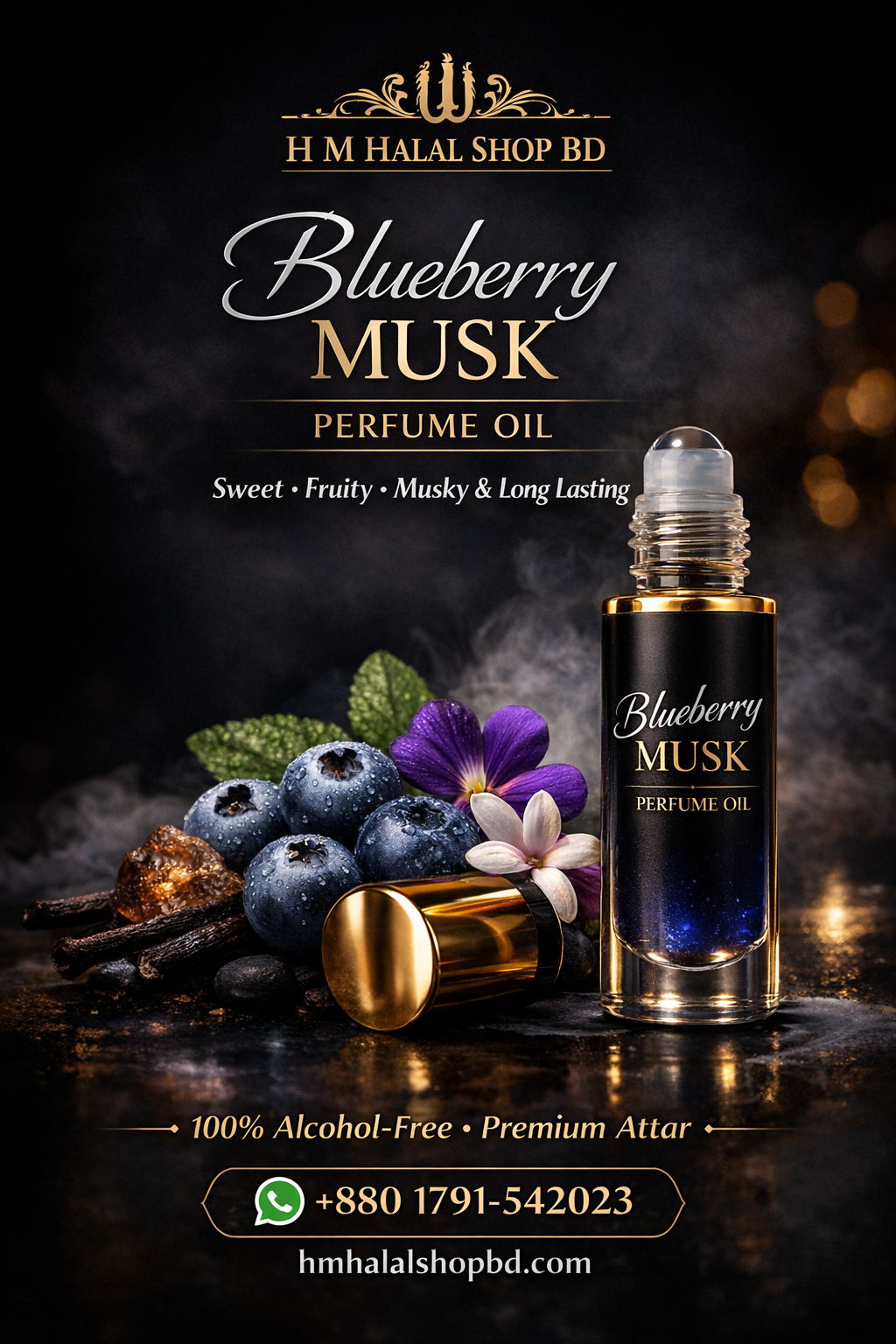 Blueberry Musk Perfume Oil – Premium Attar