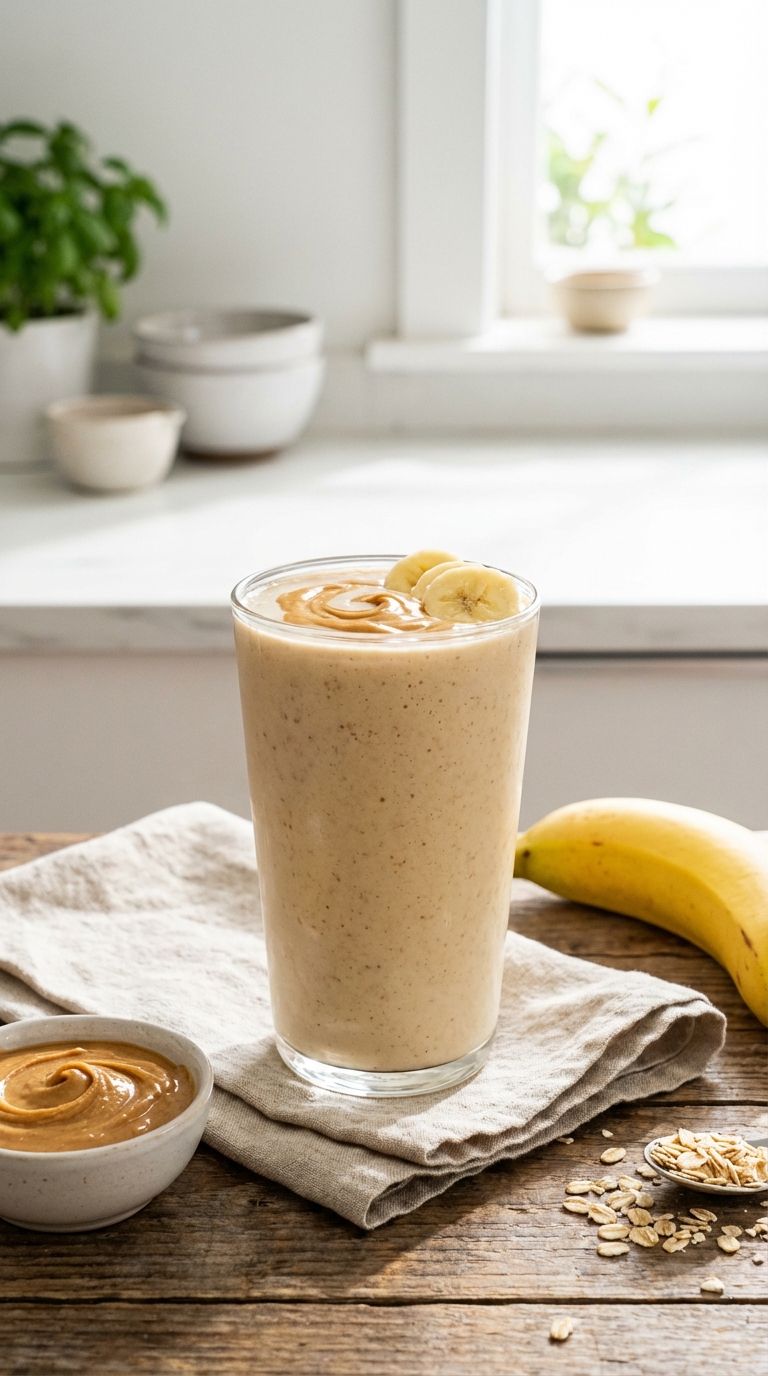 Creamy Peanut Butter Banana Blend — Ready in 5 Minutes
