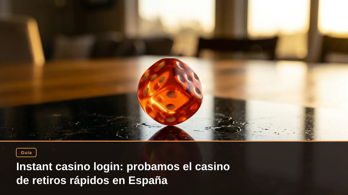 Instant casino login: probamos el casino de retiros rápidos en España