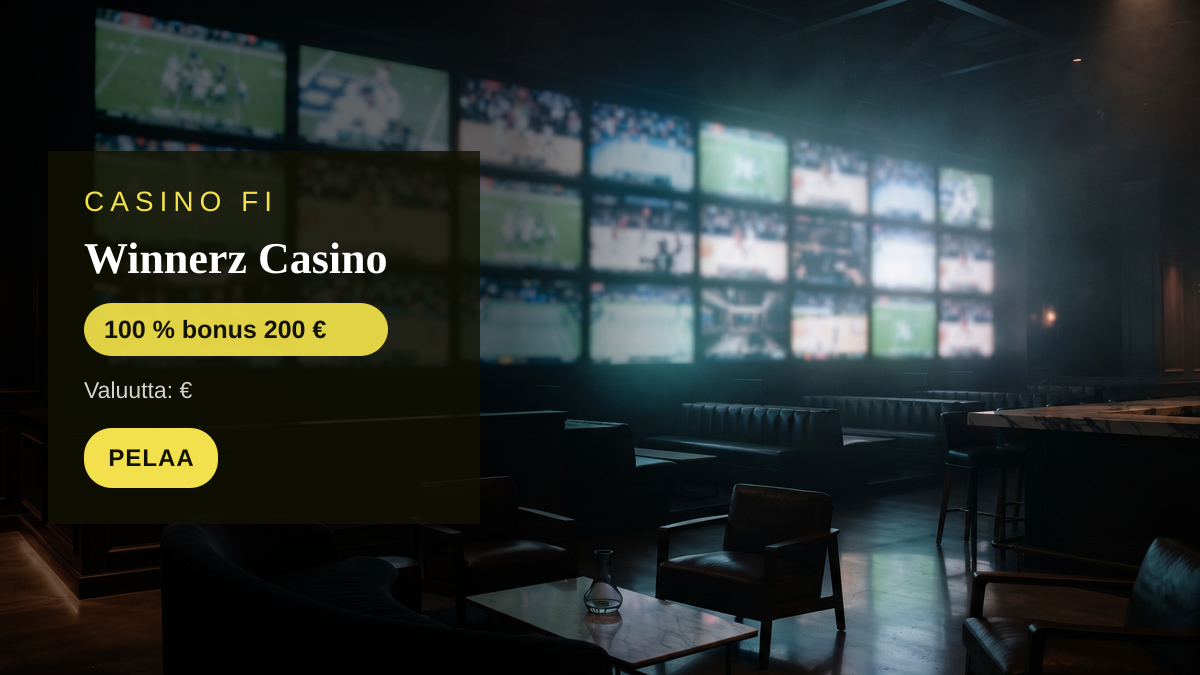 Winnerz Casino kasino — tervetuliaisbonus 100 % bonus 200 € + 350 FS Winnerz Casino kasino — tervetuliaisbonus 100 % bonus 200 € + 350 FS