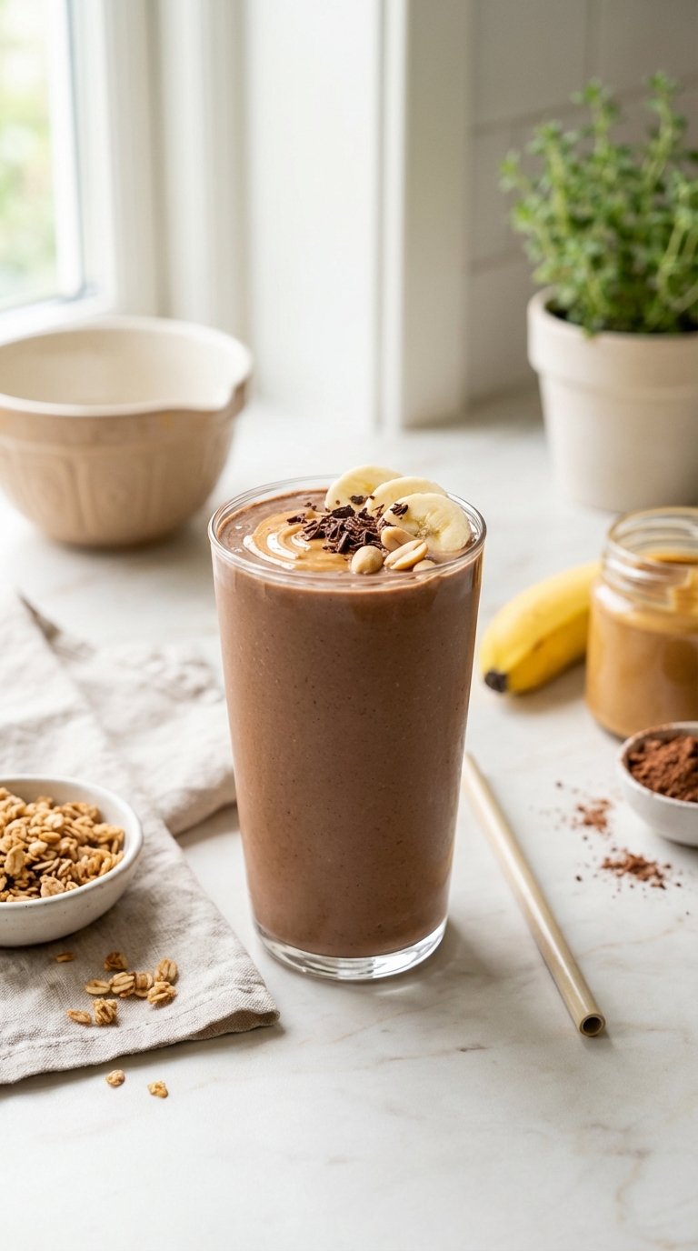 Chocolate Peanut Butter Banana Craving Crusher — Tastes Like Dessert