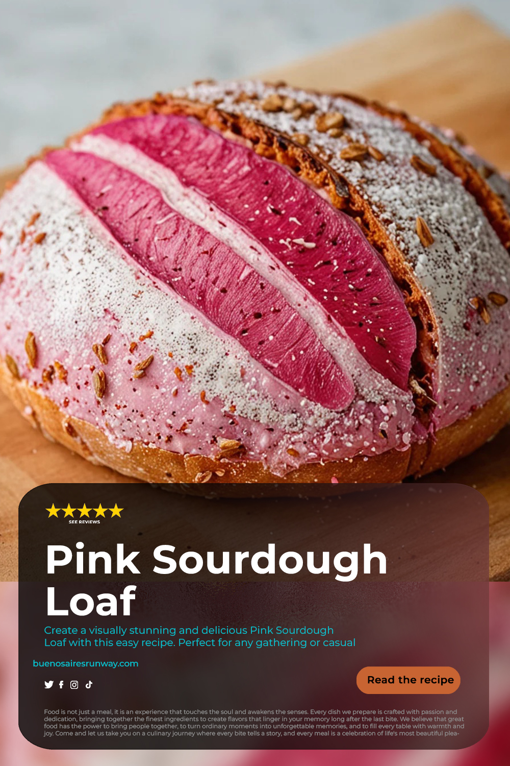 Pink Sourdough Loaf