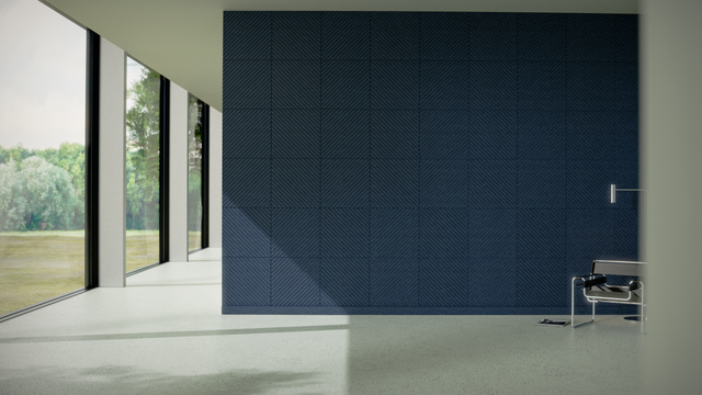 Diagonal S WallAttract panel