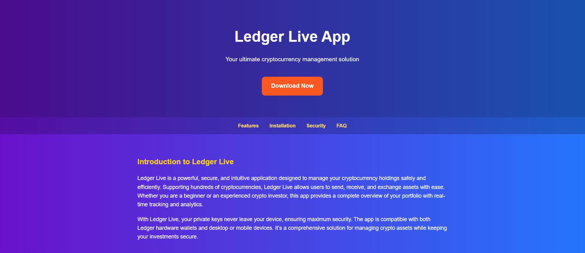 Stored capture of ladger-live-app-download.pages.dev