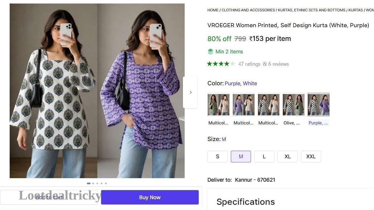 women S Printed – Just ₹153 | Exclusive Sale Discount women S Printed – Just ₹153 | Exclusive Sale Discount