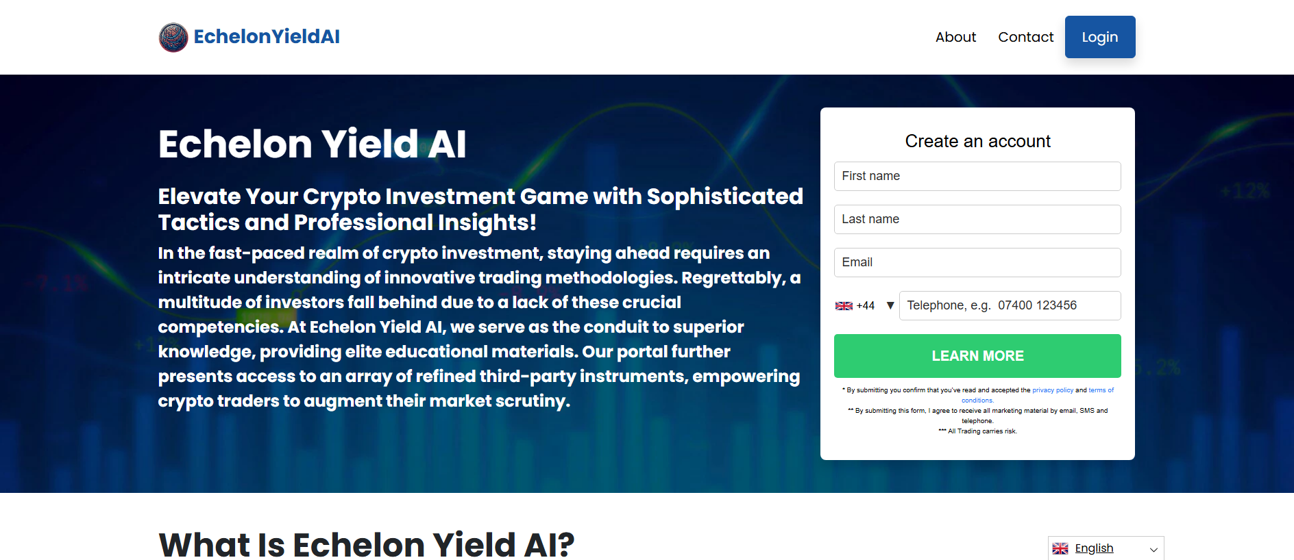 Сохранённый снимок echelonyieldai.app