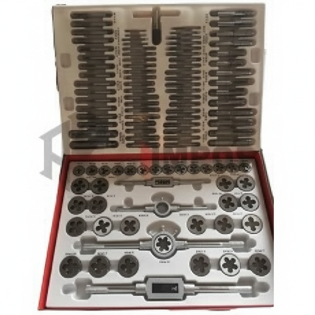 Tap and Die Set, 110-Piece, NC-NF-NP AF, 1" & 1-1/2" Sizes for Alloy Steel