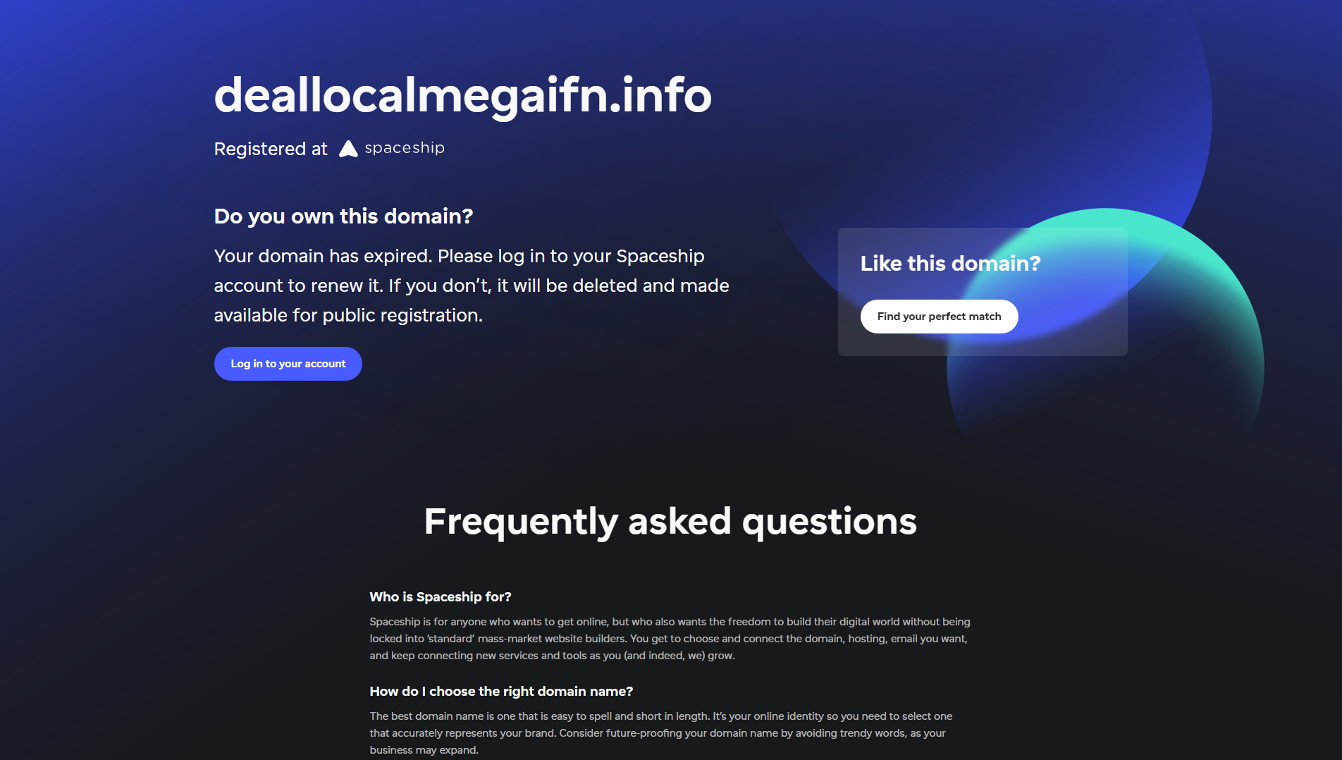 Stored capture of deallocalmegaifn.info