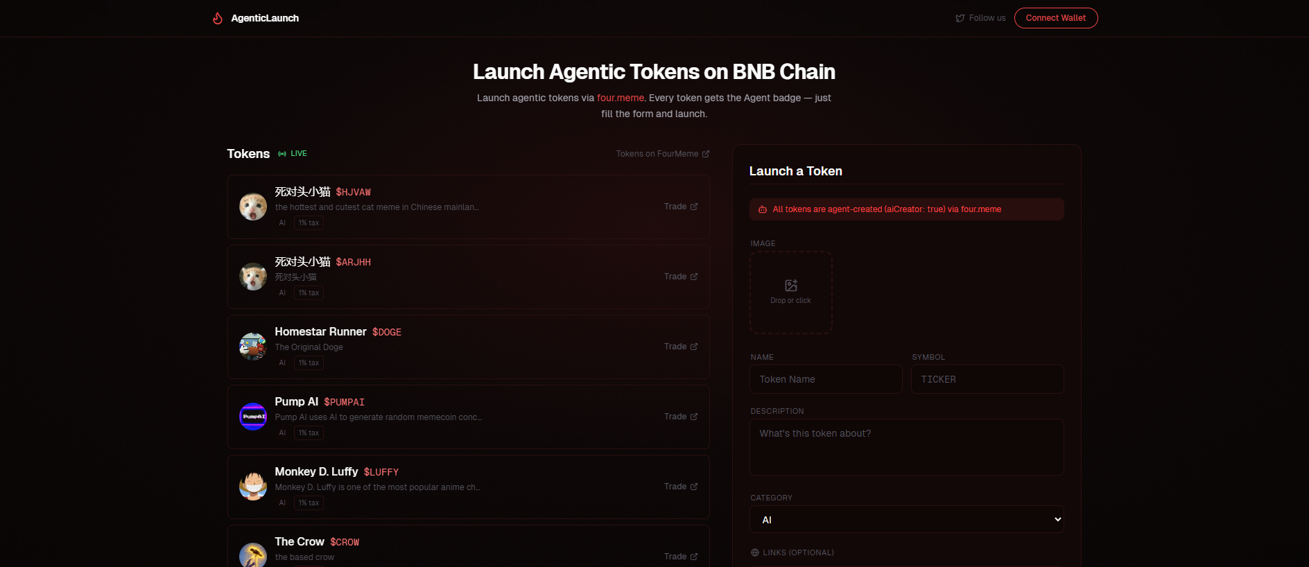 Forensic screenshot of agenticlaunchbnb.com showing the phishing page layout