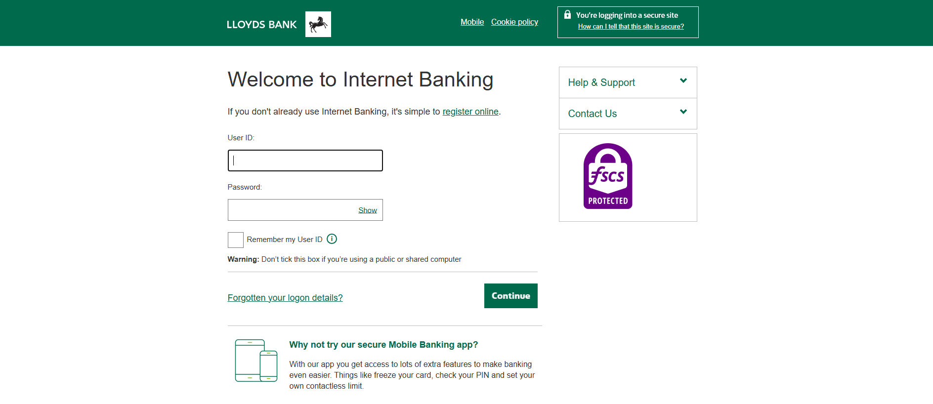 Forensic screenshot of [REDACTED] showing the phishing page layout