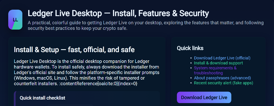 Stored capture of ldgr-live-desktop-home.pages.dev