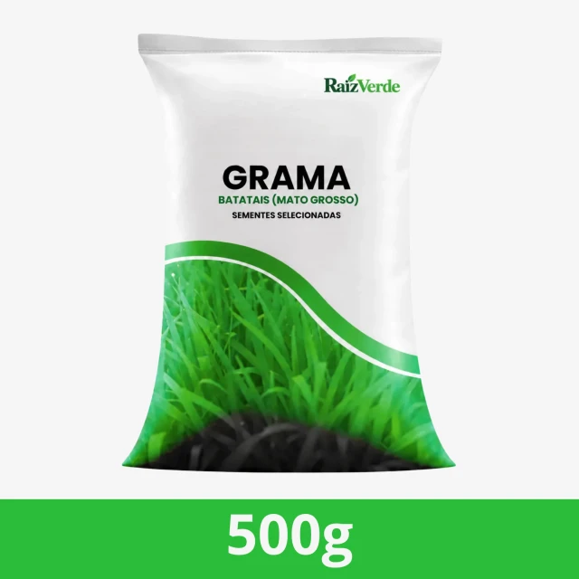 Sementes de grama Raiz Verde - 500 g