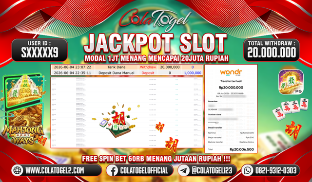 JACKPOT SLOT GACOR!!
