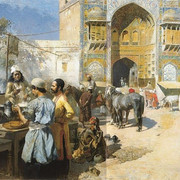 Edwin-Lord-Weeks-An-Open-Air-Restaurant-In-Lahore