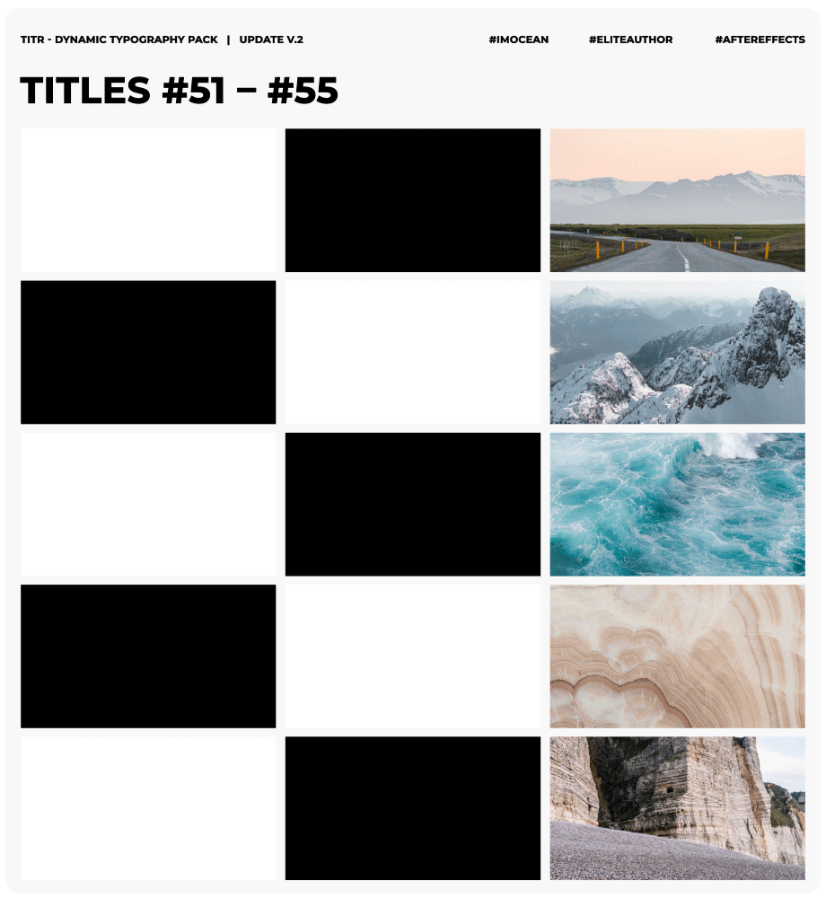 TITR | Dynamic Typography Pack - 18