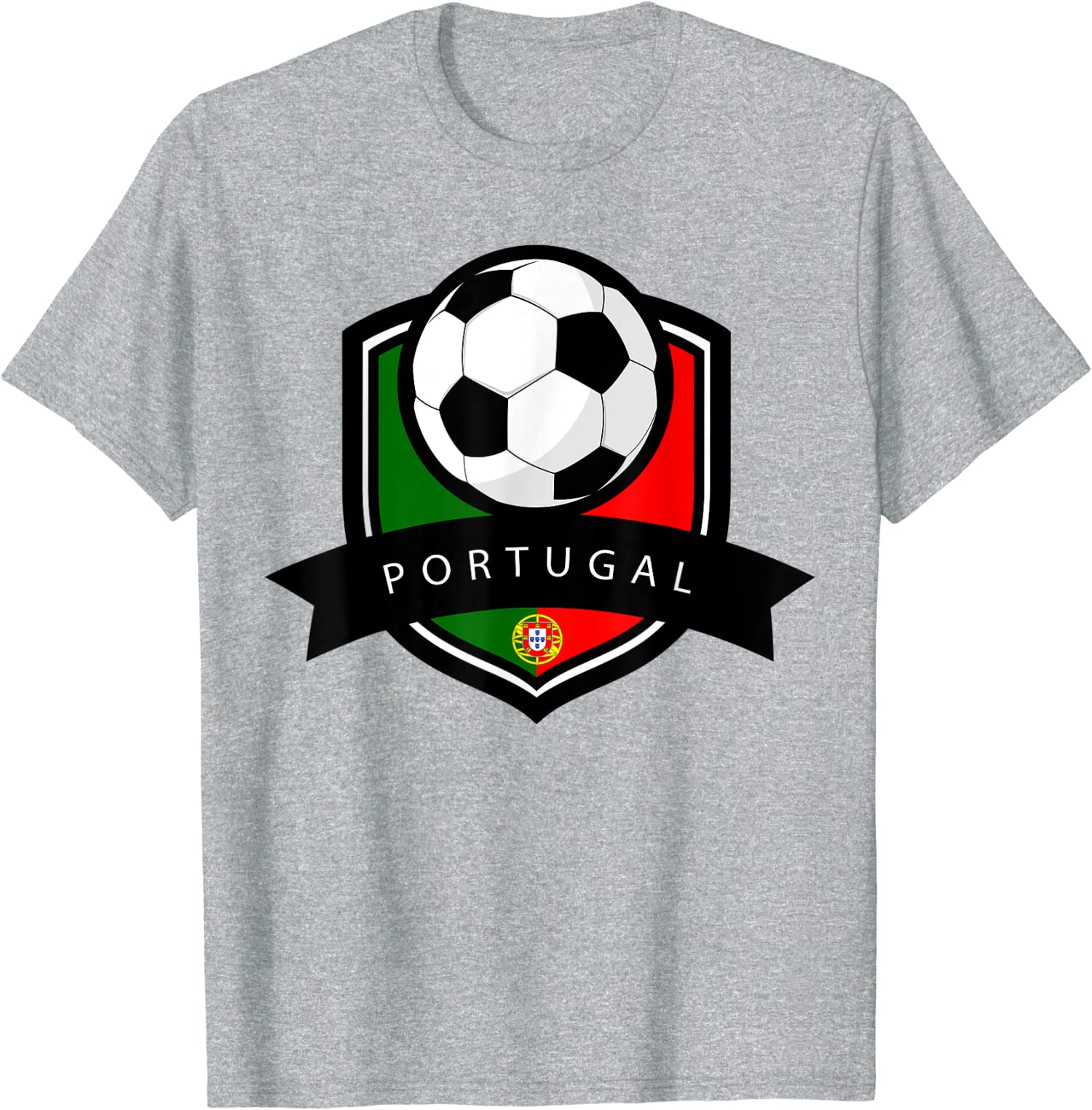 Portugal Soccer Ball Portuguese Flag World Cup Unisex T-Shirt