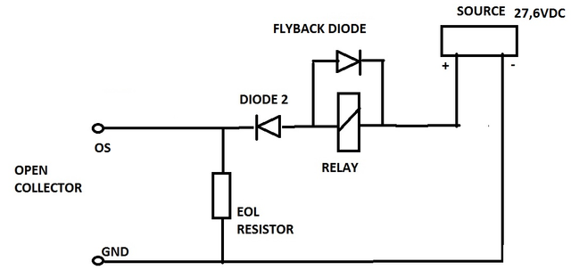Open collector wiring