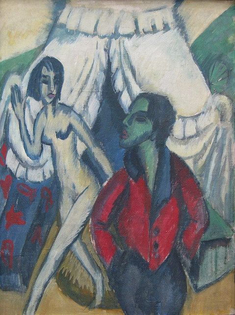 Пара возле палатки 1914