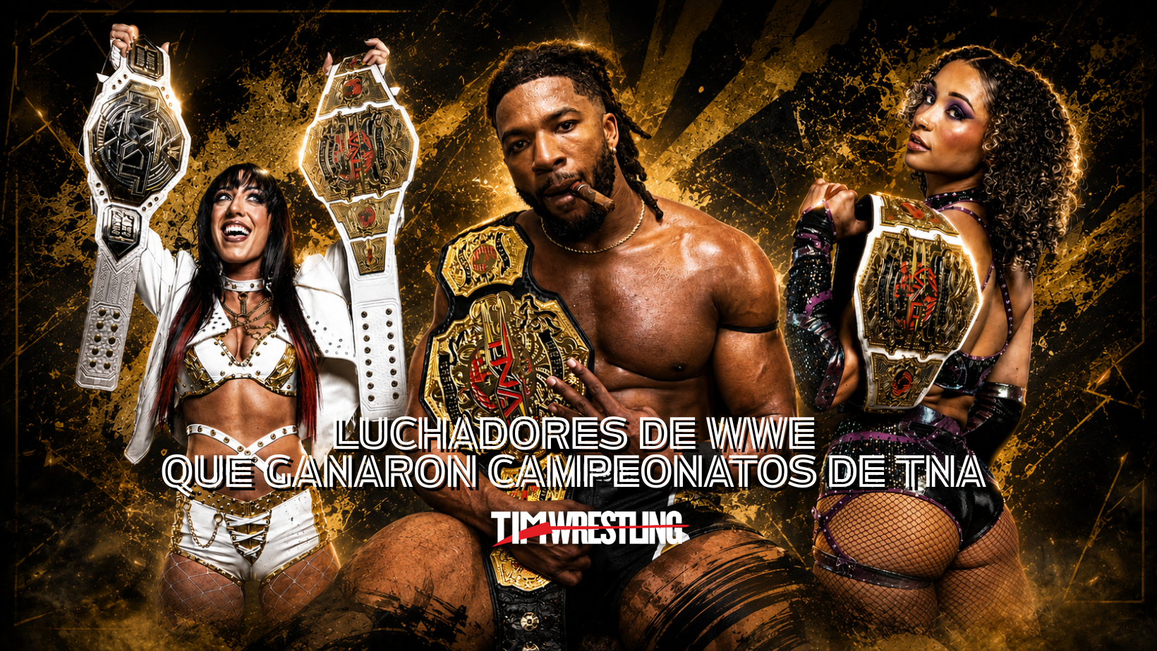 Luchadores de WWE que ganaron campeonatos de TNA