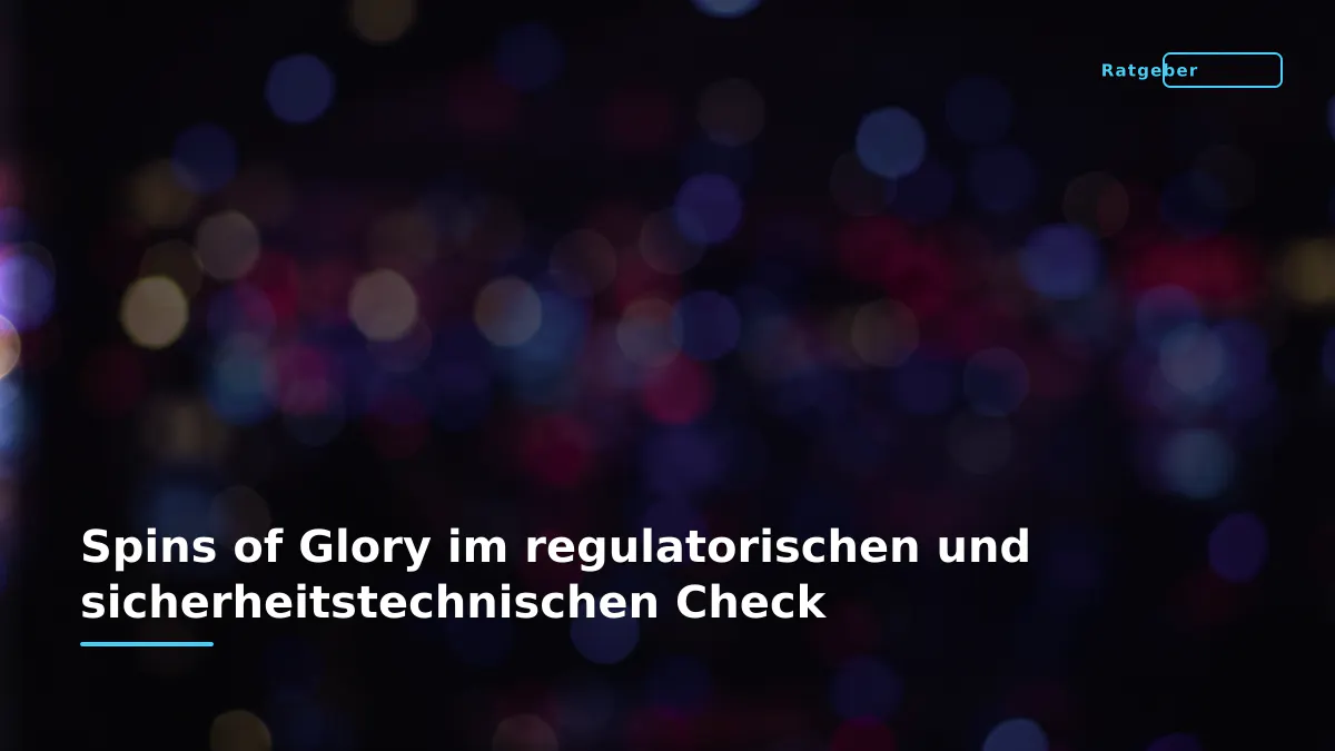 Spins of Glory im regulatorischen und sicherheitstechnischen Check