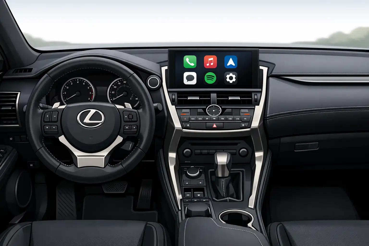 Intérieur Lexus NX300 2015 avec écran d'origine