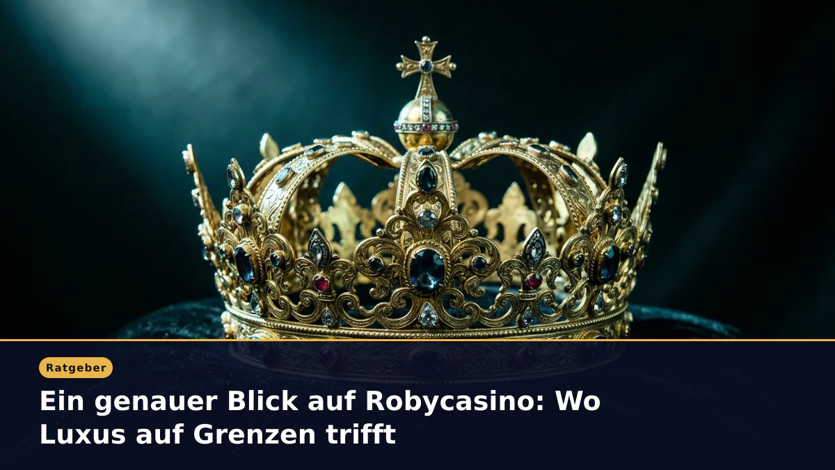 Ein genauer Blick auf Robycasino: Wo Luxus auf Grenzen trifft