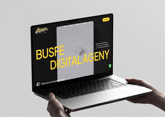 Busfe Digital Agency website design