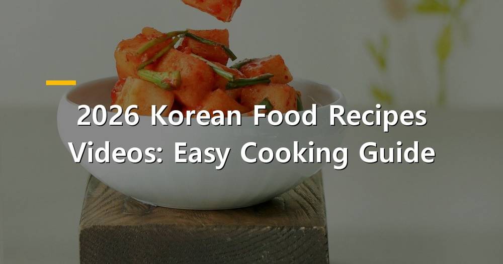 Delicious Korean Food Spread