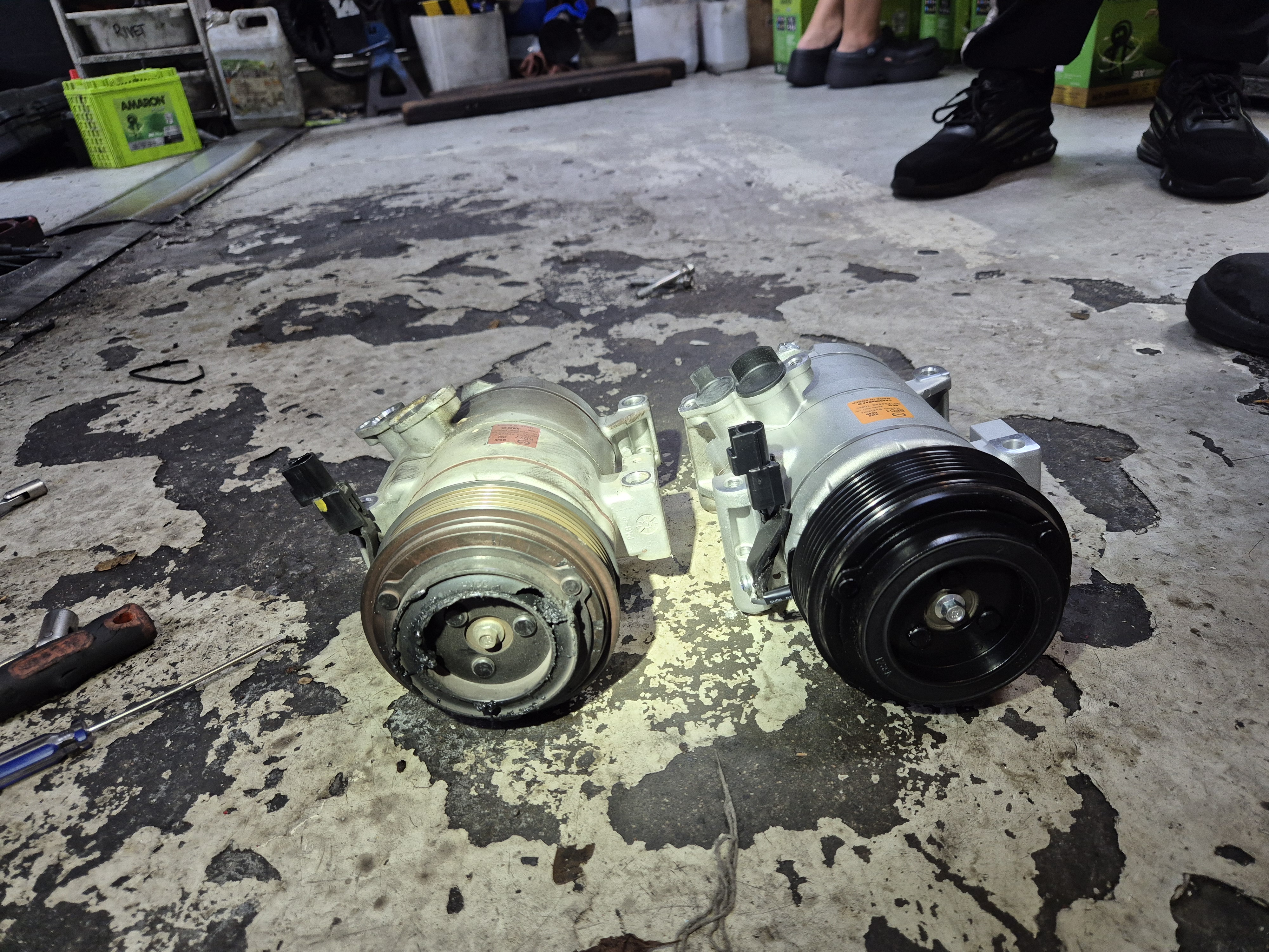 Honda Civic engine mount inspection at Edwin Garage Singapore