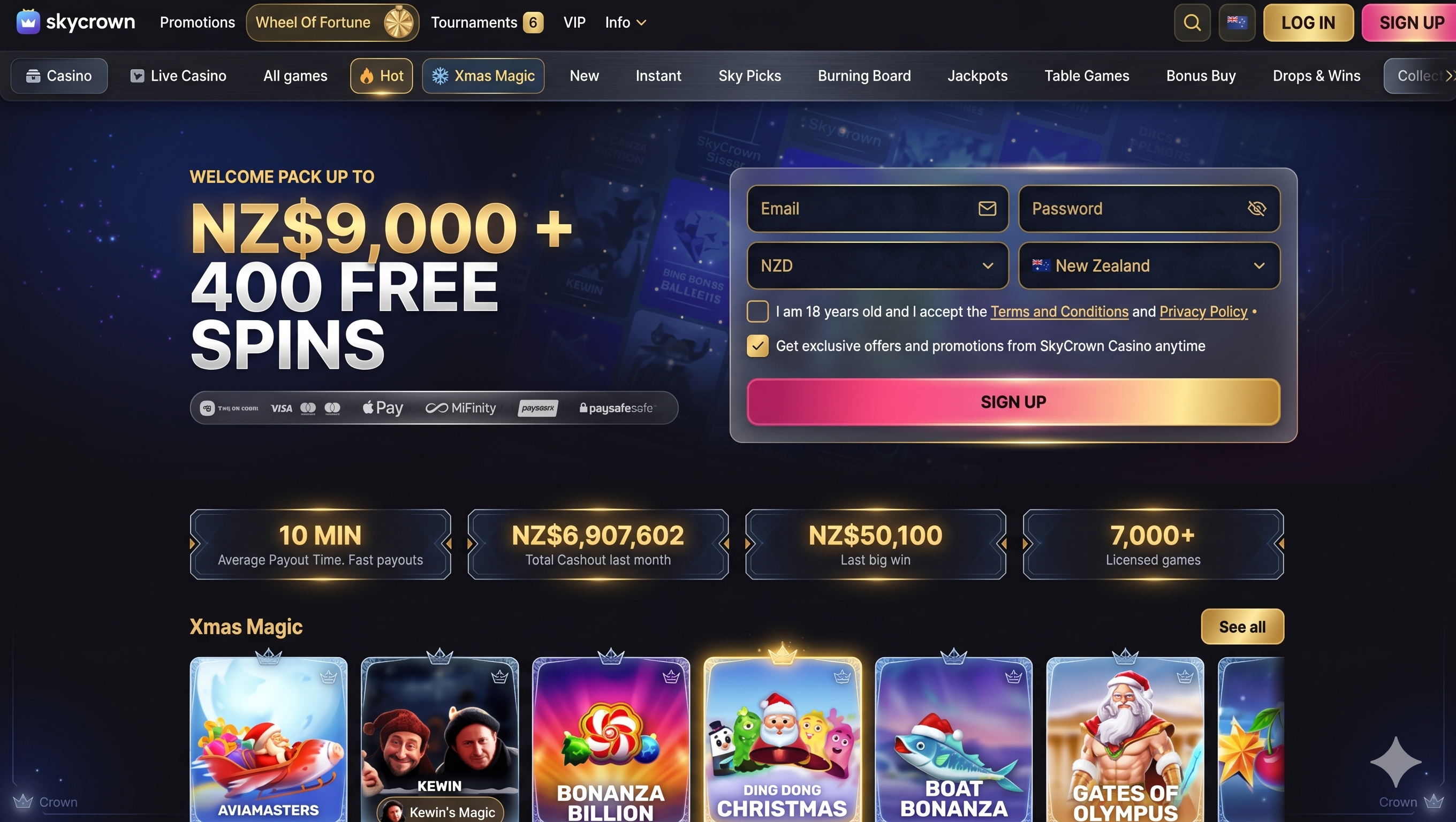 Skycrown Online Casino Login Guide