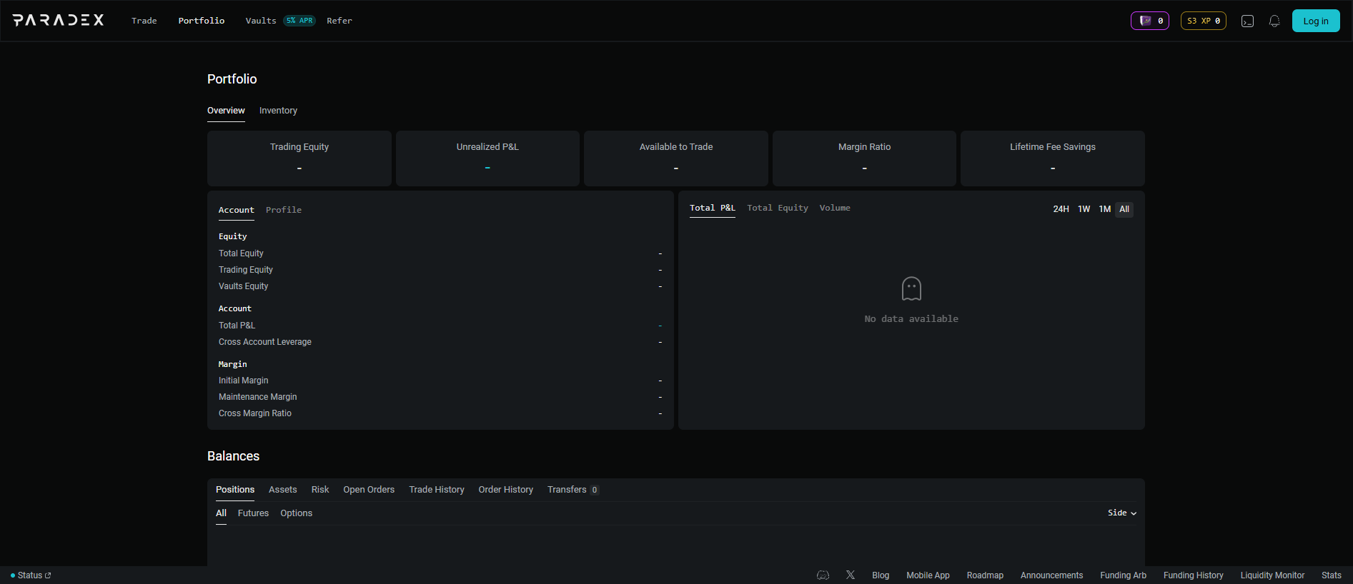 Stored capture of claim-paradex.trade