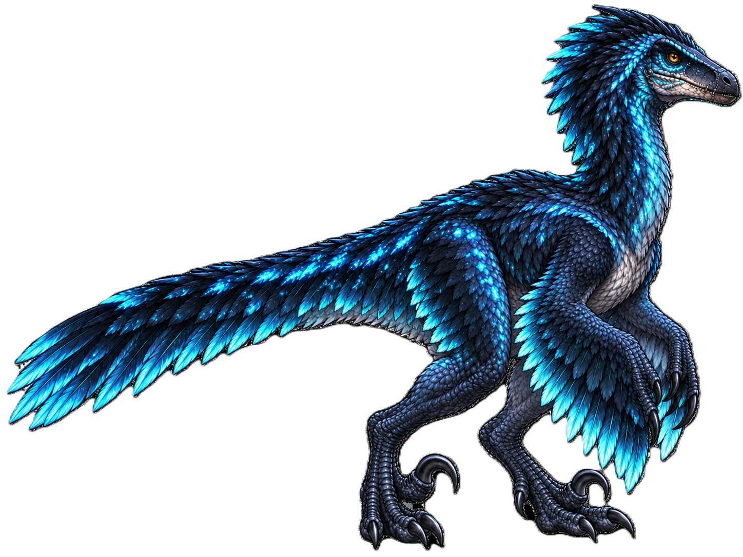 Riptide, Mizu Kurohana's Utahraptor mount