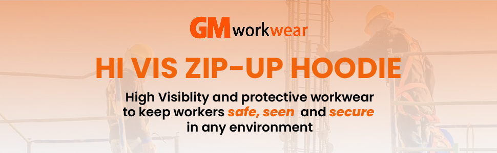 GM Workwear full zip fleece hoodie main image