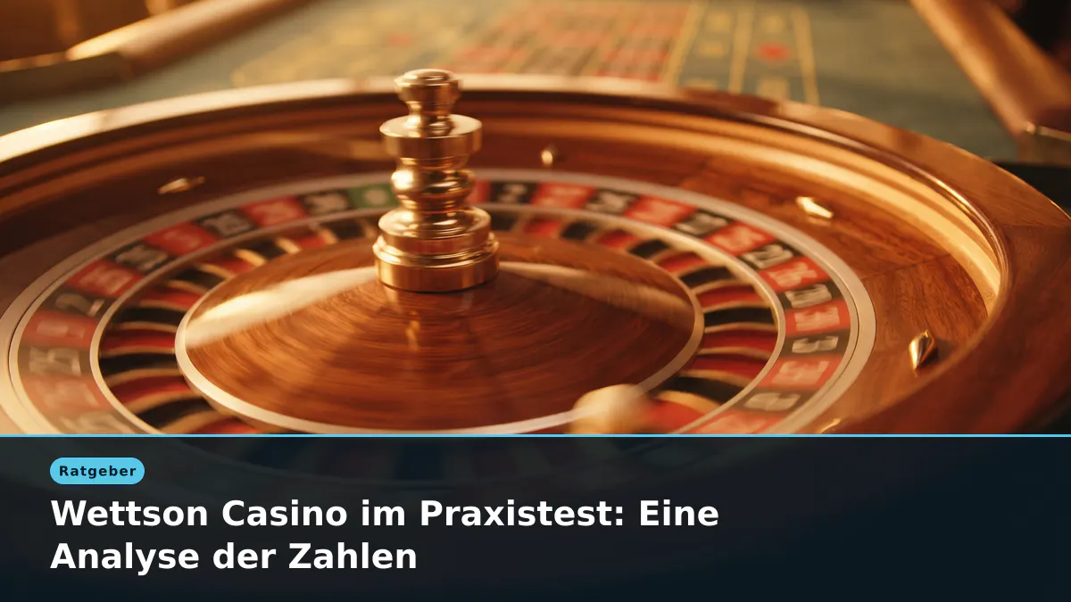 Wettson Casino im Praxistest: Eine Analyse der Zahlen