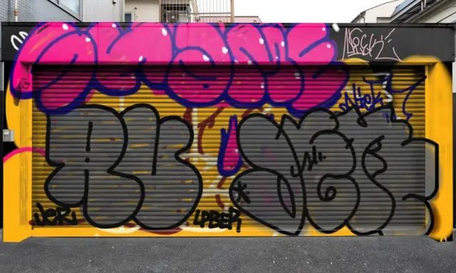 Graffiti artwork by JERR