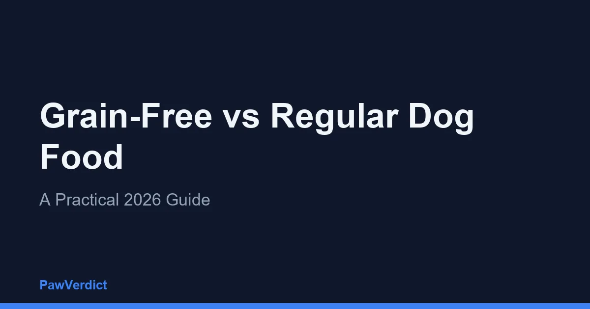 Grain-Free vs Regular Dog Food