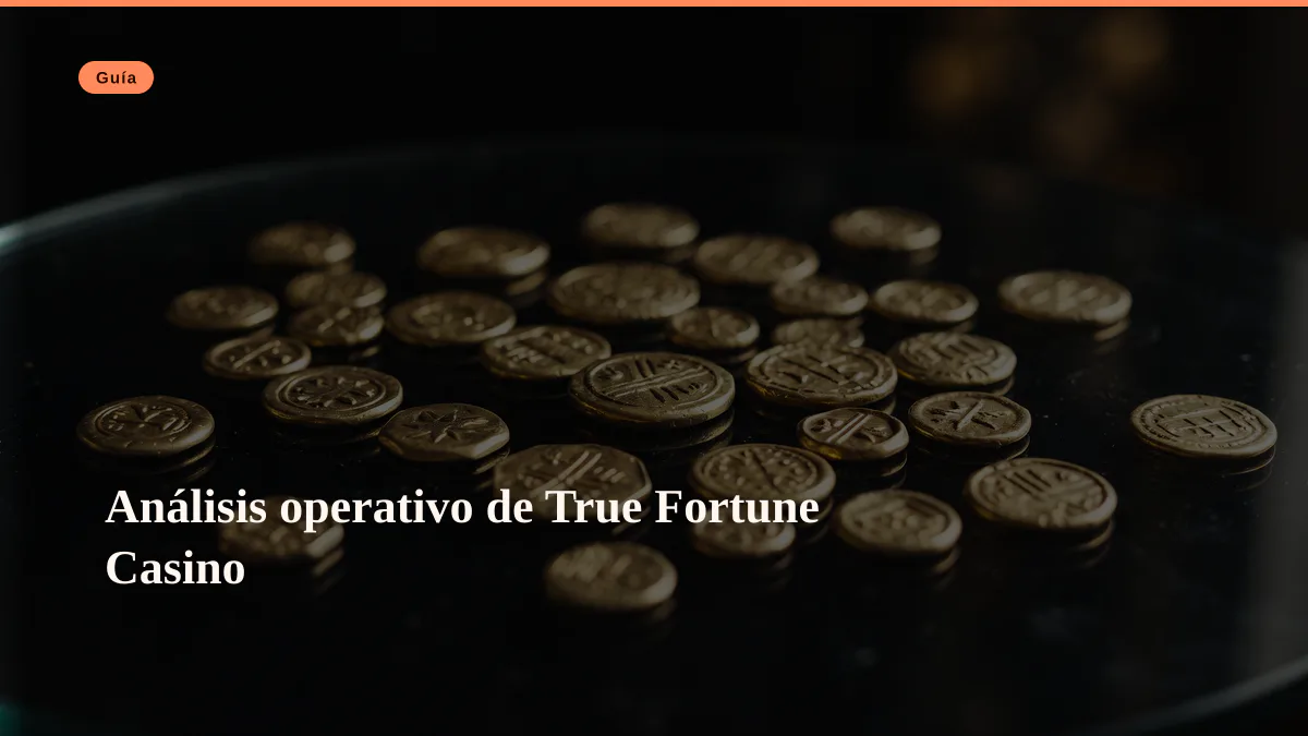 Análisis operativo de True Fortune Casino
