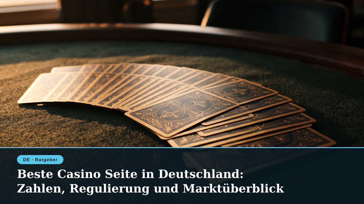 Beste Casino Seite in Deutschland: Zahlen, Regulierung und Marktüberblick