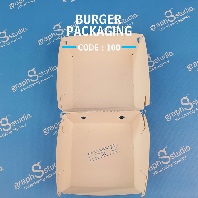 Burger box packaging
