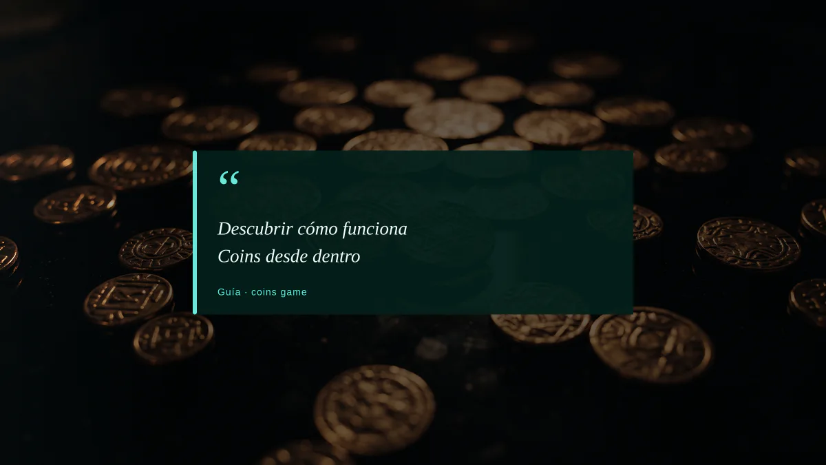 Descubrir cómo funciona Coins desde dentro