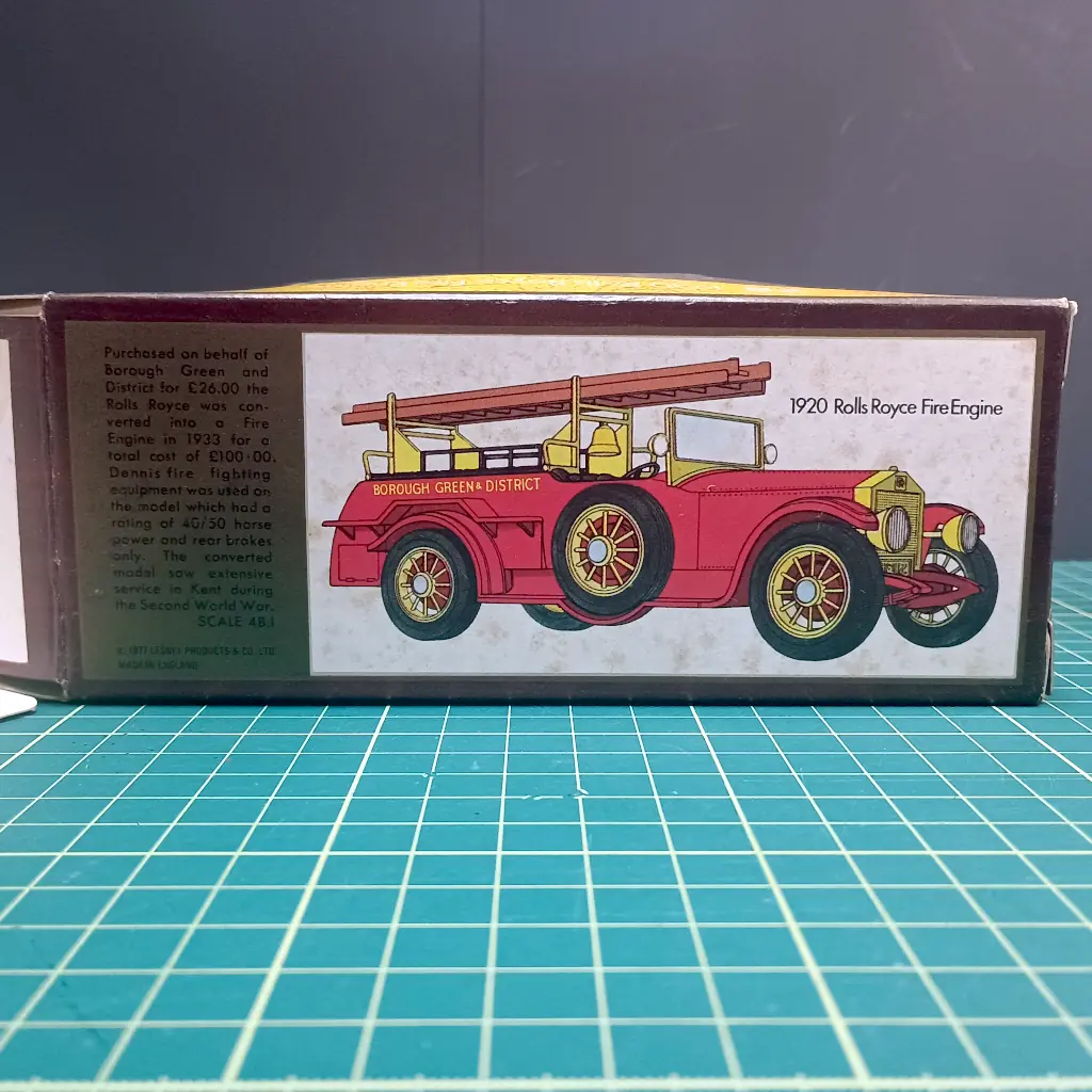 Caminhão de Bombeiros Rolls Royce 1920 Matchbox Antigo Y-6 1:48 Models of Yesteryear – Inglaterra - Foto 5