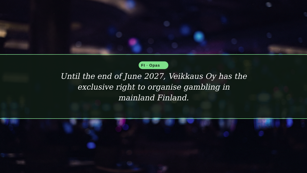 Casino online Suomi: mitä rahapelimarkkinan muutos merkitsee pelaajalle