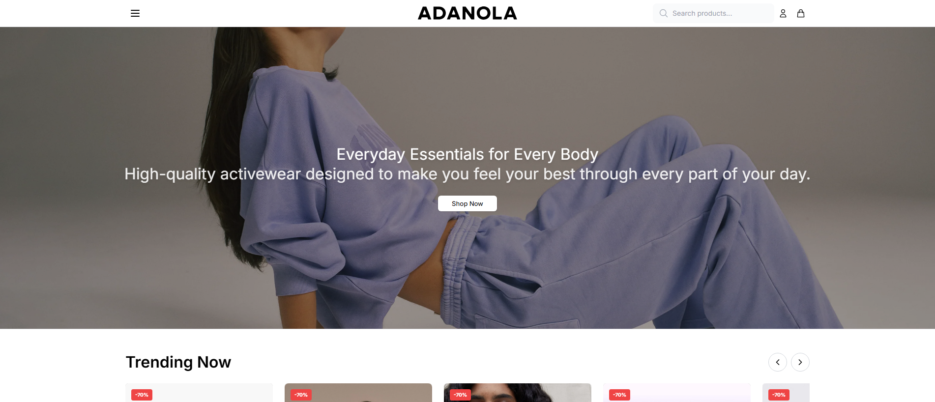 Stored capture of adanolaauraluxe.shop