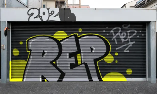 Graffiti artwork by BASS
