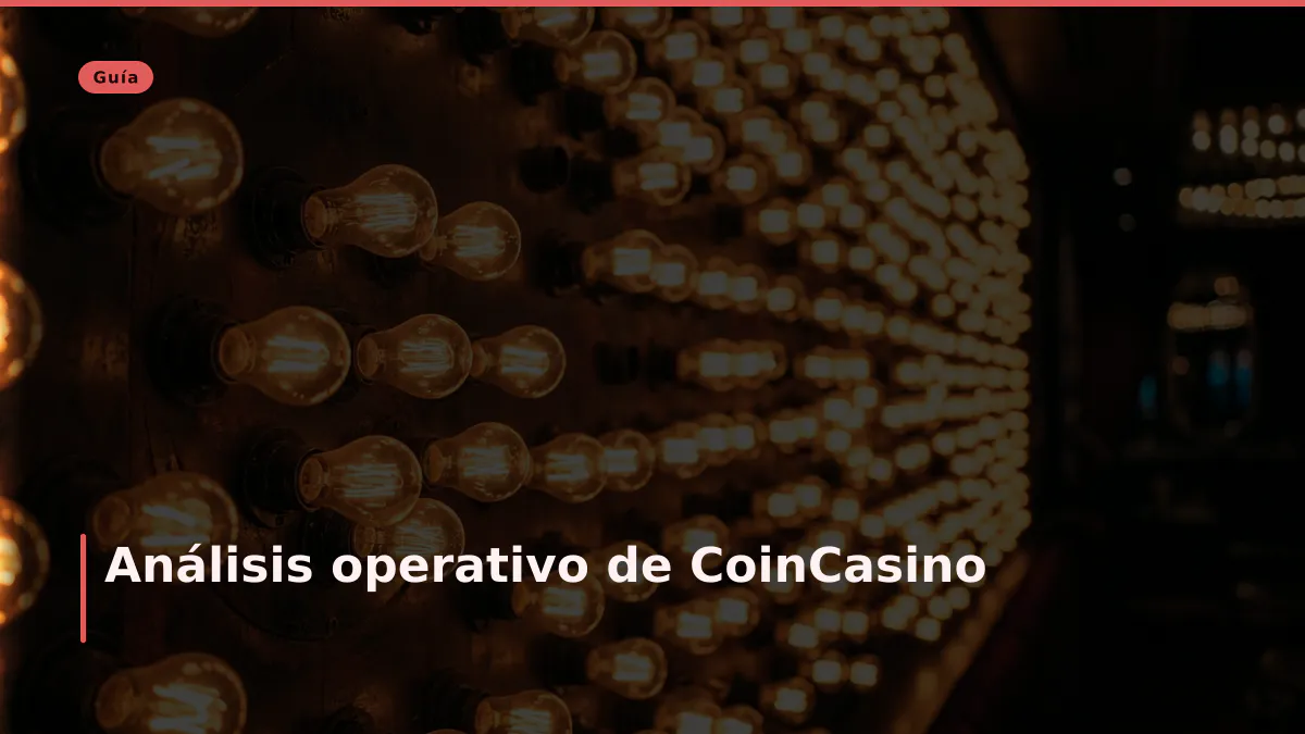 Análisis operativo de CoinCasino