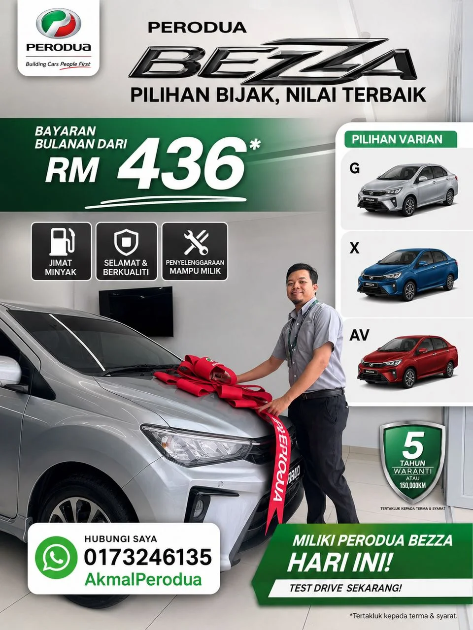 Gambar Profil Sales Advisor Perodua