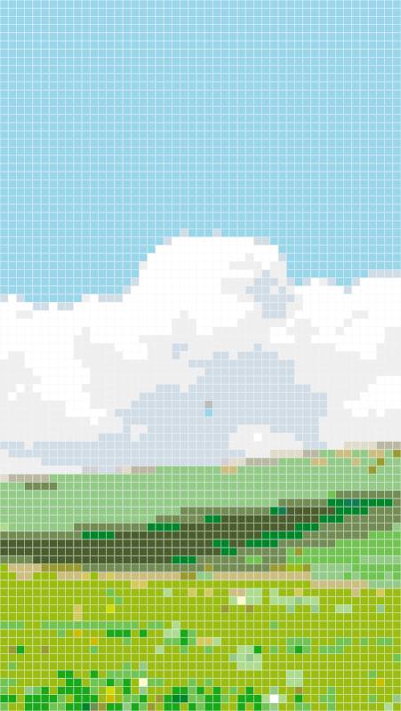 Pastel Sky & Rolling Green Hills