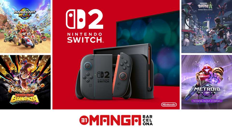 Nintendo porta els jocs més esperats a Manga Barcelona amb la Nintendo Switch 2